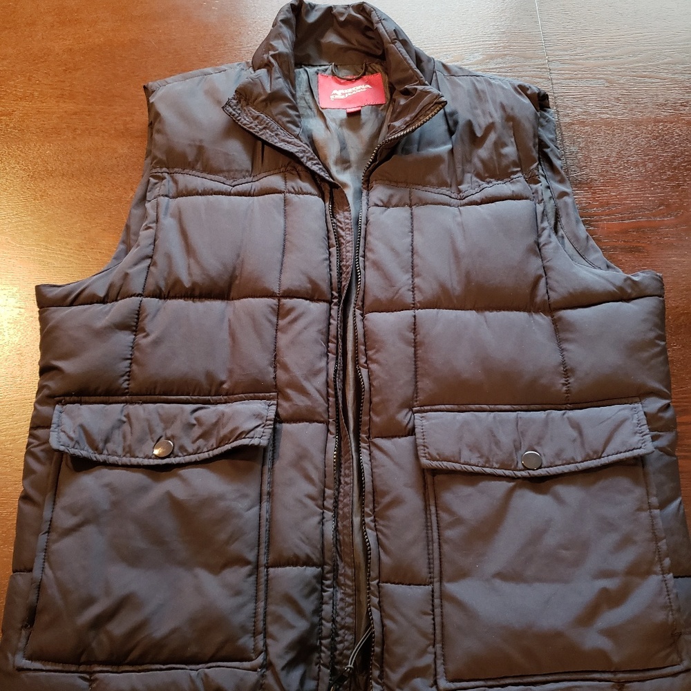 Men's Arizona Black Puffy Vest